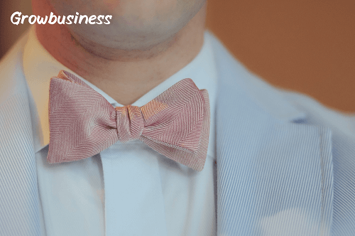 Black Business Burgundy Tie